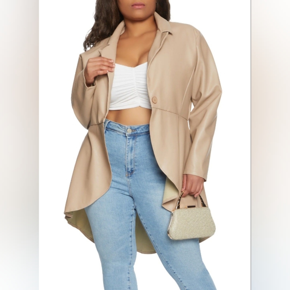 Faux Leather Jacket
